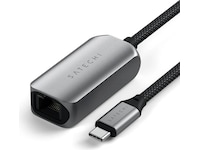Satechi USB-C til Ethernet Adapter 18cm (grå) Kabeladaptere & overganger