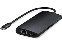 Satechi Multiport 8K Docking (midnight) Dockingstasjon & USB-HUB