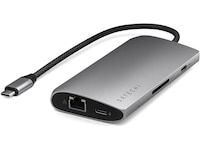Satechi Multiport 8K Docking (space gray) Dockingstasjon & USB-HUB