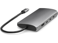 Satechi Multiport 8K Docking (space gray) Dockingstasjon & USB-HUB