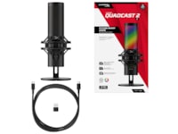 HyperX QuadCast 2 S RGB USB mikrofon (sort) Mikrofon