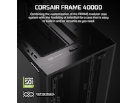 Corsair FRAME 4000D Mid-Tower (sort) Midi tower