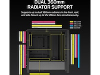 Corsair FRAME 4000D Mid-Tower (sort) Midi tower