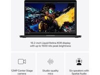 MacBook Pro 16 M4 Pro (2024) 512GB (stellarsvart) PC - Bærbar / laptop