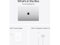 MacBook Pro 16 M4 Max (2024) 1TB (sølv) PC - Bærbar / laptop