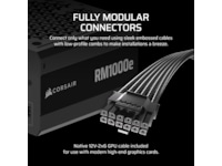 Corsair RMe Series RM1000e PSU (sort) Enheter