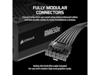 Corsair RMe Series RM650e PSU (sort) Enheter