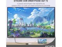 4smarts USB-C til HDMI adapter 15cm (hvit) Kabeladaptere & overganger