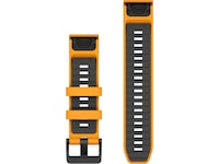Garmin QuickFit Silikonreim 22mm (oransje/grafitt) Reim