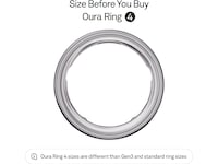 Oura Ring 4 Smart Ring str. 9 (sølv) Smart ring