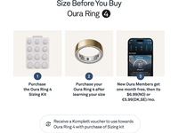 Oura Ring 4 Smart Ring str. 9 (gull) Smart ring
