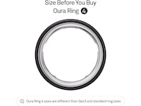 Oura Ring 4 Smart Ring str. 8 (sort) Smart ring