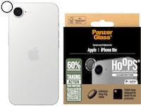 PanzerGlass iPhone 16e Hoops Linsebeskytter (gjennomsiktig) Skjermbeskytter