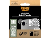 PanzerGlass iPhone 16e Hoops Linsebeskytter (gjennomsiktig) Skjermbeskytter