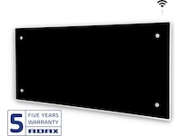 Adax Clea WiFi panelovn glass 1000W (sort) -B-Grade Demo hjem & fritid