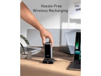 Anker Prime Trådløs ladestasjon (sort) Powerbank