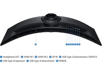 Samsung 49" Odyssey G9 curved gamingskjerm S49FG910 Gamingskjermer