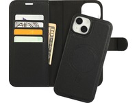 iiglo iPhone 15 Plus 2-i-1 Lommebokdeksel (sort) Mobildeksel