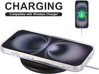 iiglo iPhone 16 Plus Magnetic Clear Case (gjennomsiktig) Mobildeksel