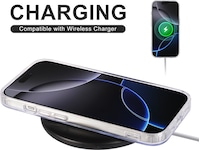iiglo iPhone 16 Pro Max Magnetic Clear Case (gjennomsiktig) Mobildeksel