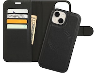 iiglo iPhone 15 2-i-1 Lommebokdeksel (sort) Mobildeksel