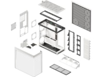 HAVN HS 420 VGPU Mid Tower (hvit) Midi tower