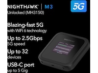 Netgear Nighthawk M3 5G mobile ruter Mobilt bredbånd