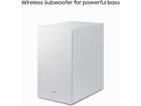 Samsung HW-S711D soundbar med subwoofer (hvit) -B-Grade Demo DVD/Hi-Fi/stereo