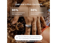 Oura Ring 4 Smart Ring str. 12 (børstet sølv) -B-Grade Demo tilbehør til mobiler & klokker