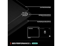 SteelSeries QcK Performance L Balance gamingmusematte Gamingmusematte
