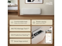 Mill Invisible Smart WiFi Gen 4 panellist 500W Panelovner