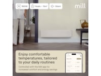 Mill Glass Smart WiFi Gen 4 panelovn 850W Panelovner
