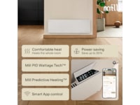 Mill Glass Smart WiFi Gen 4 panelovn 500W Panelovner