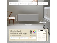 Mill Glass Smart WiFi Gen 4 panelovn 500W Panelovner