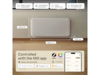 Mill Invisible Smart WiFi Gen 4 panelovn 1500W Panelovner