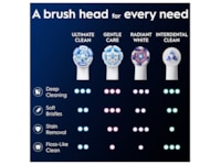 Oral-B iO Ultimate Clean Børstehoder 3 stk (hvit) Tannbørstehoder