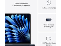 MacBook Air 13" M4 (2025) 256GB (midnatt) PC - Bærbar / laptop