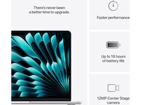 MacBook Air 13" M4 (2025) 512GB (sølv) PC - Bærbar / laptop