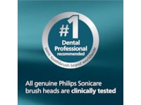 Philips Sonicare S2 Sensitive tannbørstehoder (4 pack, hvit) Tannbørstehoder