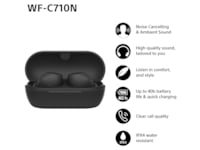 Sony WF-C710N Trådløse ørepropper, In-ear (sort) Ørepropper