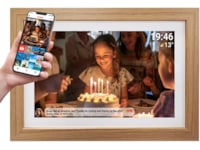 Denver PFF-1543LW 15,6" digital fotoramme (lys eik) TV-ramme & tilbehør