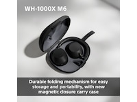 Sony WH-1000XM6 trådløse hodetelefoner, Over-Ear (sort) Hodetelefoner