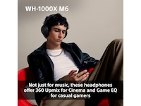 Sony WH-1000XM6 trådløse hodetelefoner, Over-Ear (sort) Hodetelefoner