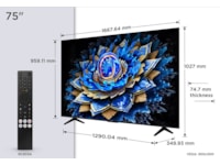 TCL 75" T69C 4K QLED Google TV 70 - 79 tommer TV