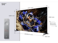 TCL 98" X11K Premium 4K QD-Mini LED Google TV Over 80 tommer TV