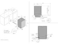 Asko DBI344IB.S Oppvaskmaskin Underbygd oppvaskmaskin