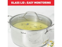 Tefal Intuition 7-delers grytesett rustfritt stål B864S734 Tilbehør til stekeovn og komfyrer