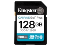 Kingston Canvas Go! Plus SDXC 128GB Minnekort til foto & video