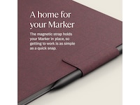 reMarkable Paper Pro Book Folio (burgunder) Tilbehør til digitale notatblokker