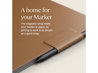 reMarkable Paper Pro Book Folio (brun) Tilbehør til digitale notatblokker
